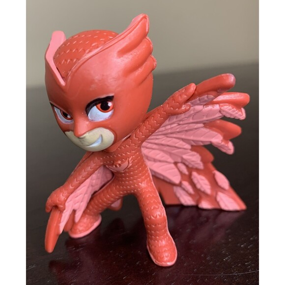 Lot of 2 PJ Masks PVC Owelette Figure Action Pose & Gekko - Picture 4 of 5